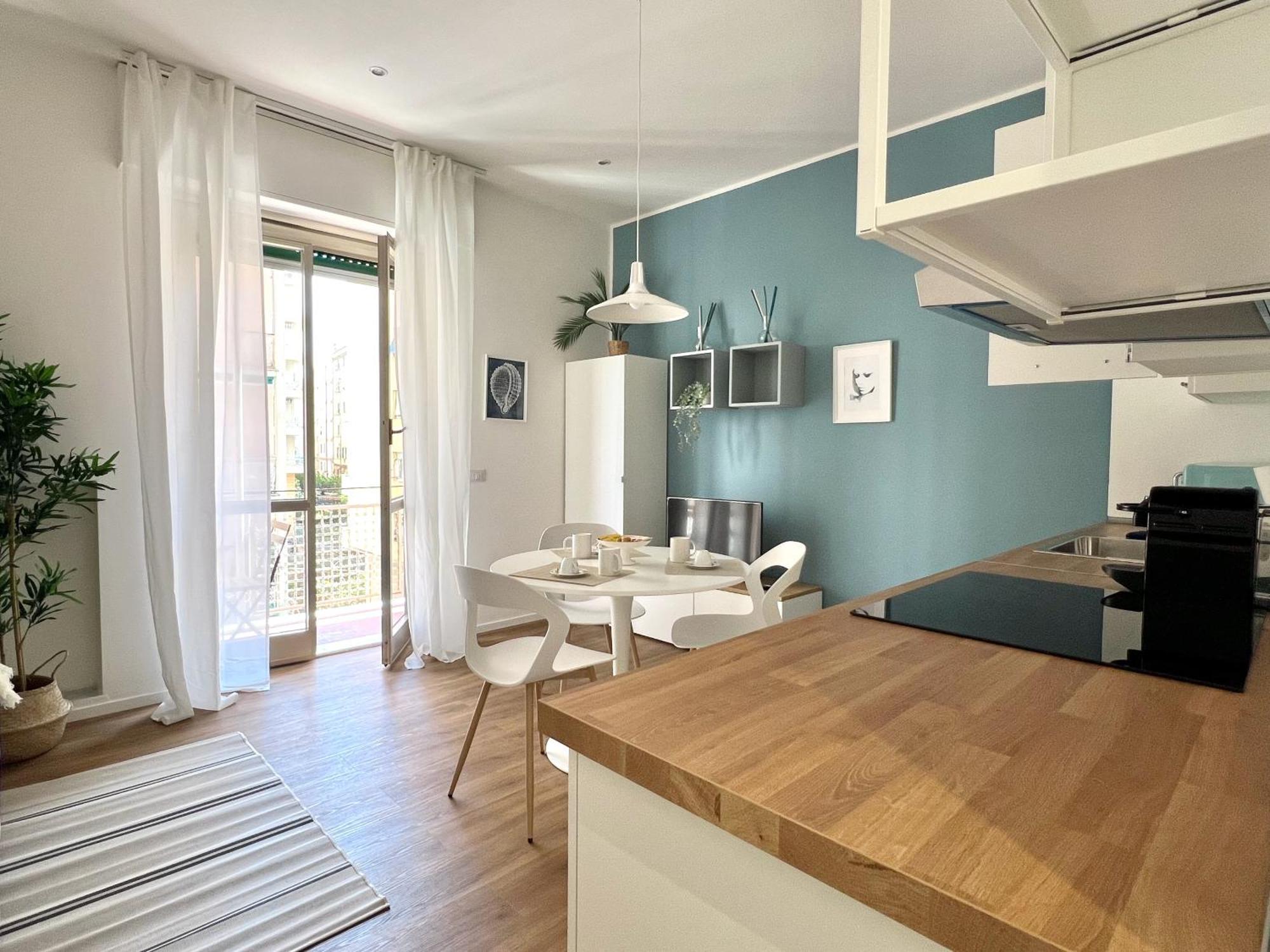 Blue - Airport 8 Min - Ac - Smart Tv Apartment Genua